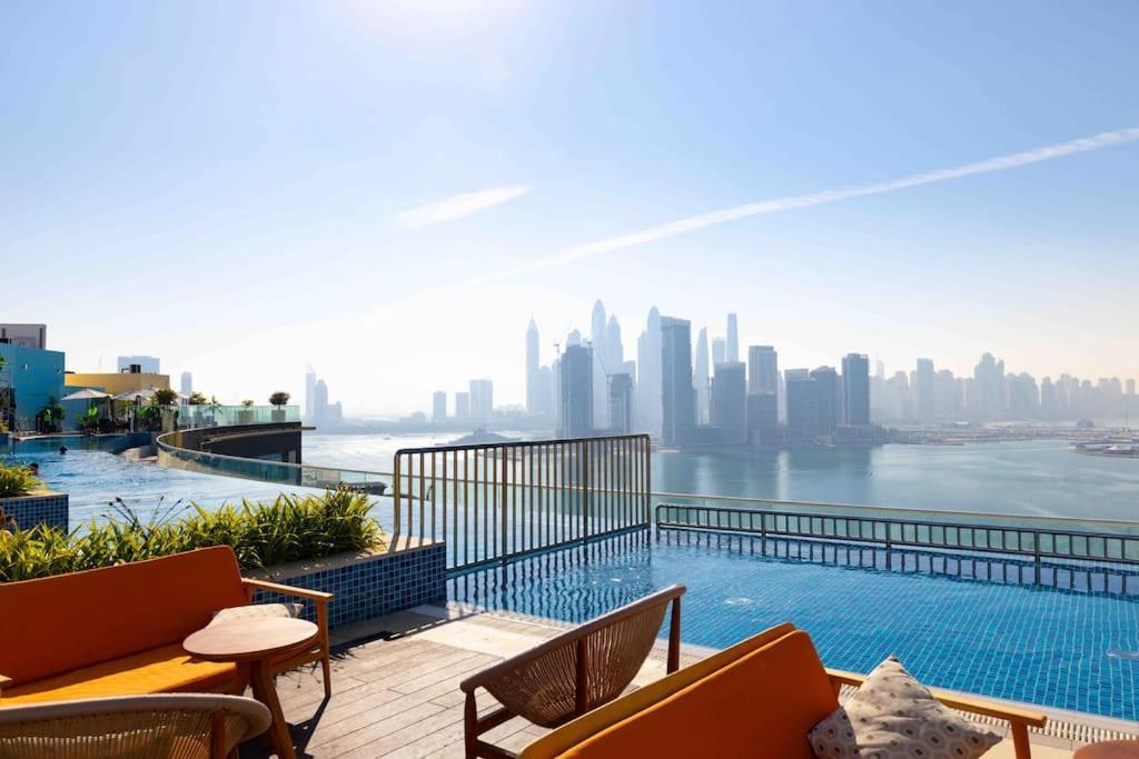 Fantastic Studio Apartment At Palm Jumeirah Dubai Exterior foto